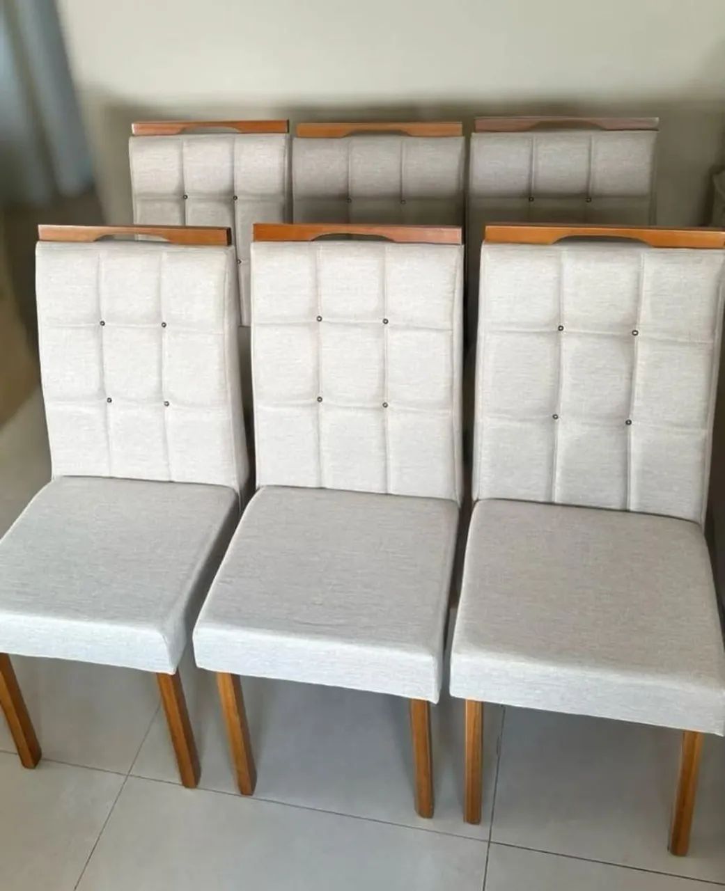 Mesa de Jantar com 6 cadeiras 1.60x90 - Foto 4
