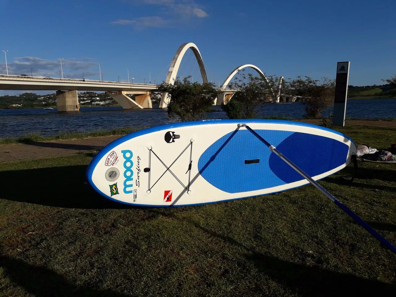 Prancha Stand Up - 10 pés mood (com remo) - Foto 6