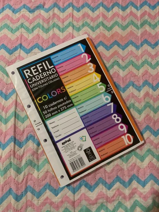 Fichário Personalizável c/ refil de 1000 folhas  - Foto 5