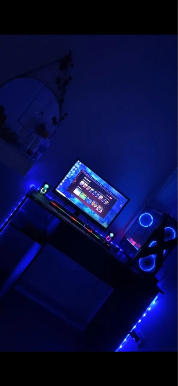 PC Gamer com LED Azul - Configuração Top!