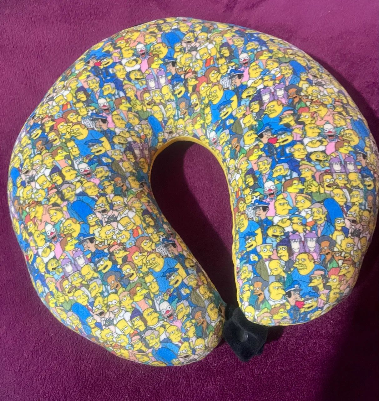 Almofada de pescoço pra viagem Simpsons !BAIXOU! - Foto 2