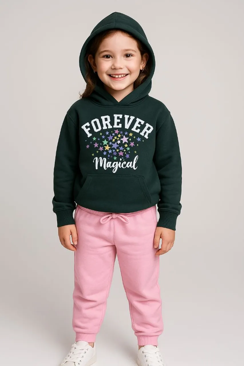 Conjunto Moletom Feminina Tamanho 8 anos