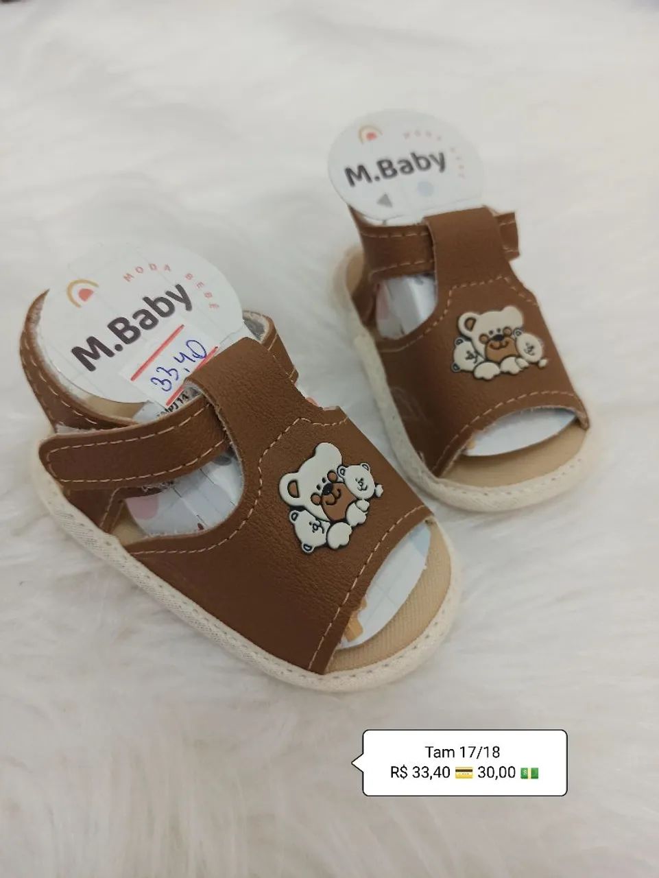Sandália Bebê masculina 