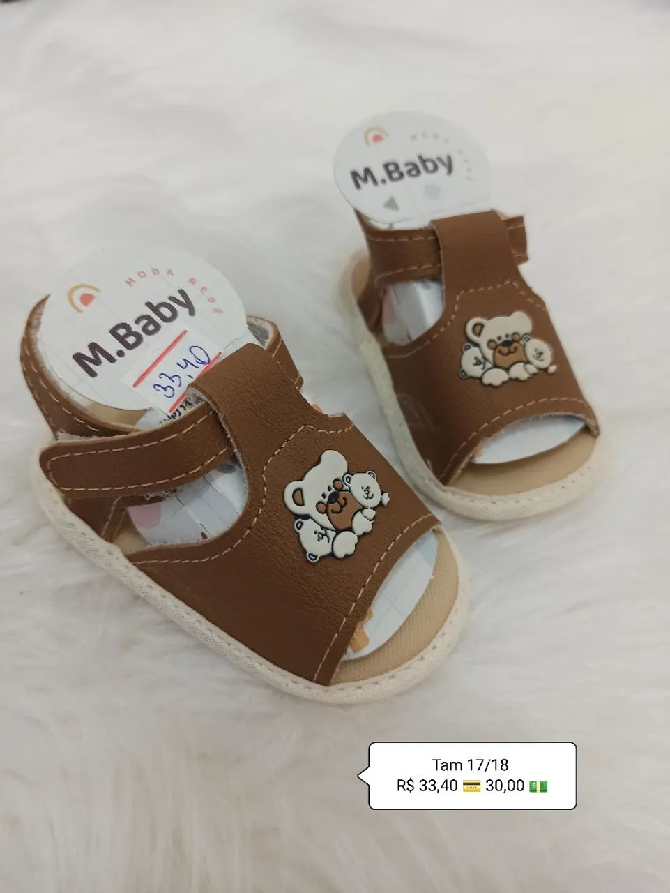 Sandália Bebê masculina