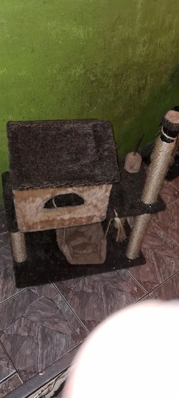 casa para gatos Luxo com redinha, arranhador... - Foto 2