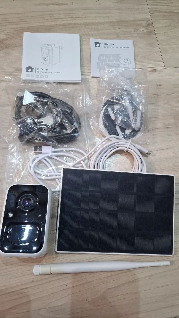 Câmera externa a prova d'água com painel solar - Foto 2