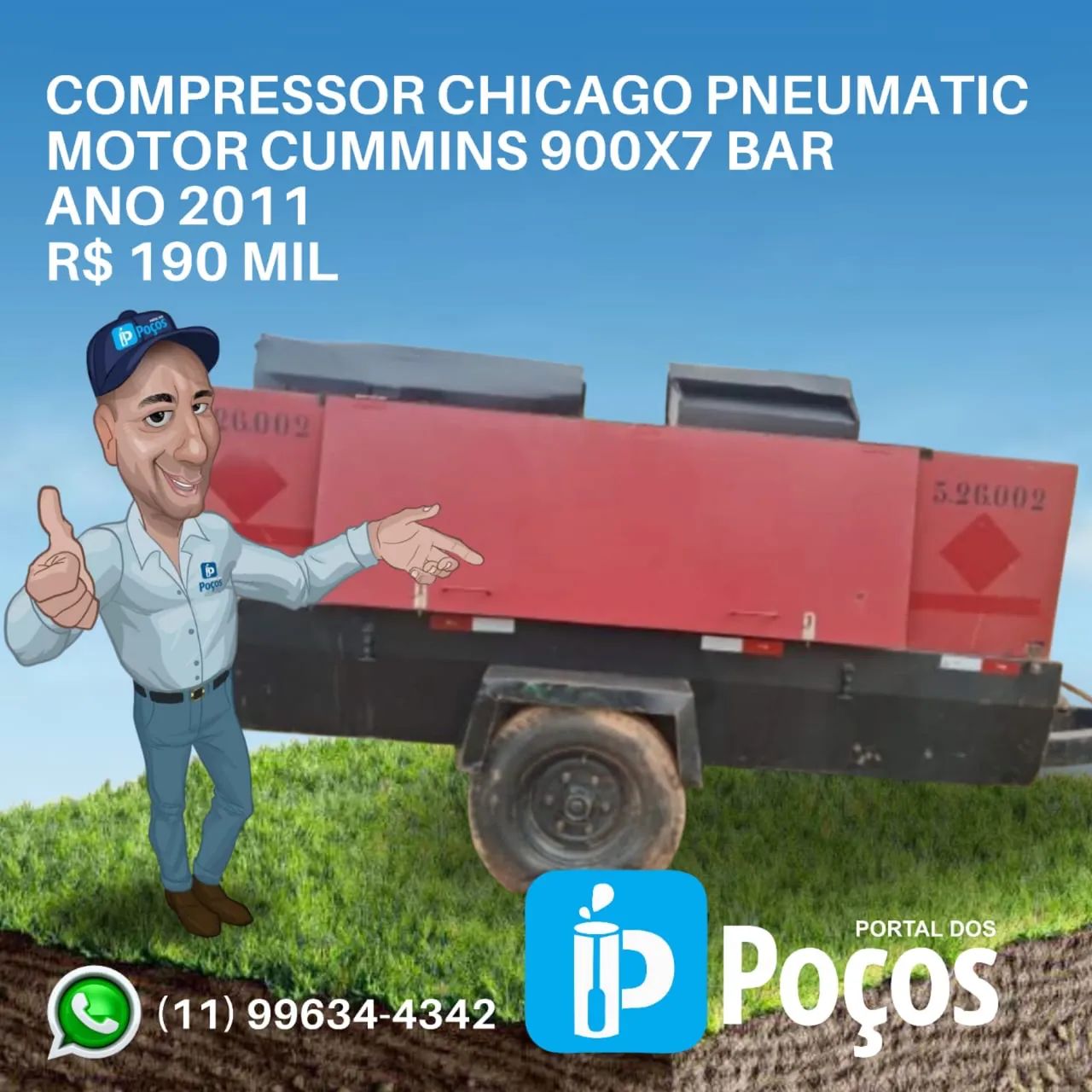 Compressor Chicago 700X14 Bar 