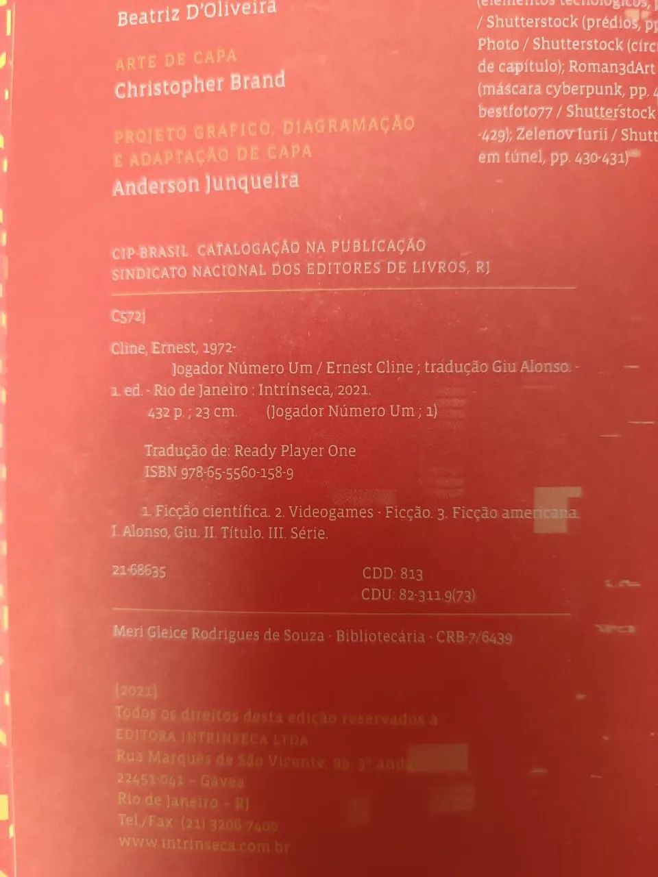 Livro Jogador Número Um - Ernest Cline - Foto 5