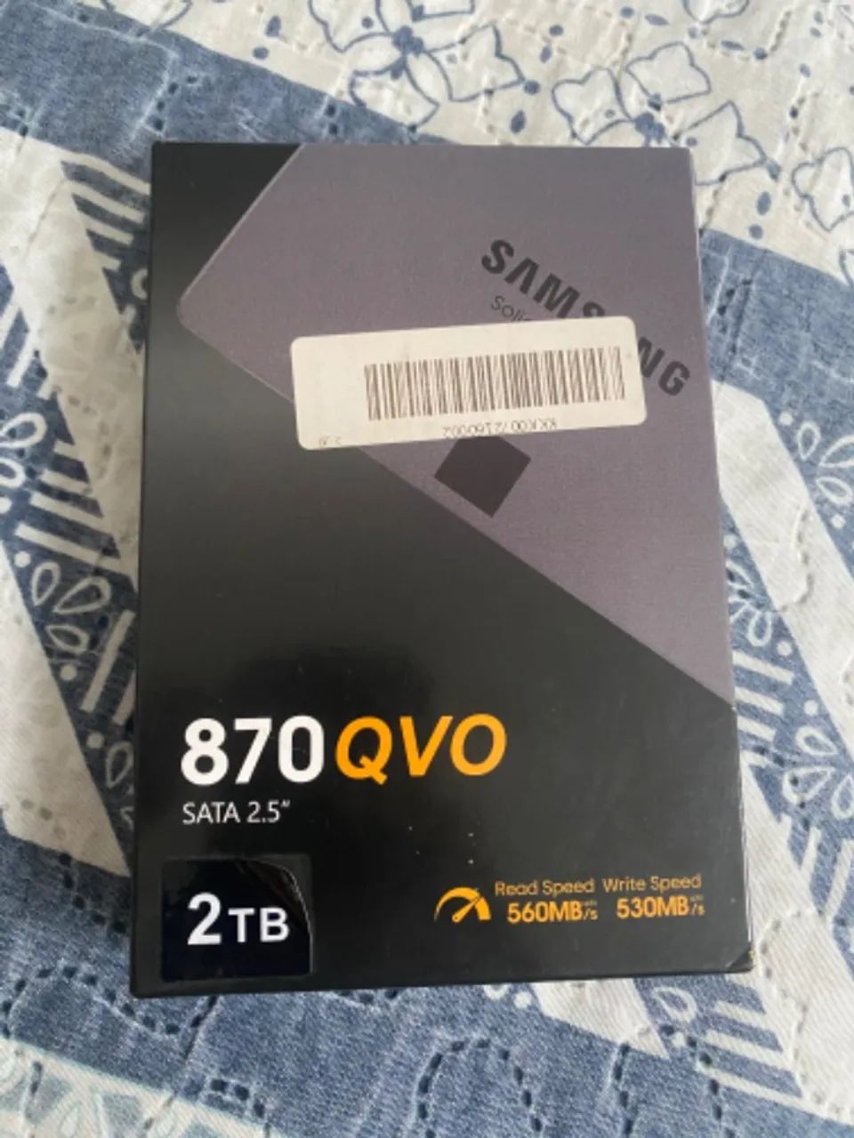 SSD 2TB Samsung 870 QVO SATA III 2,5 polegadas - Foto 2