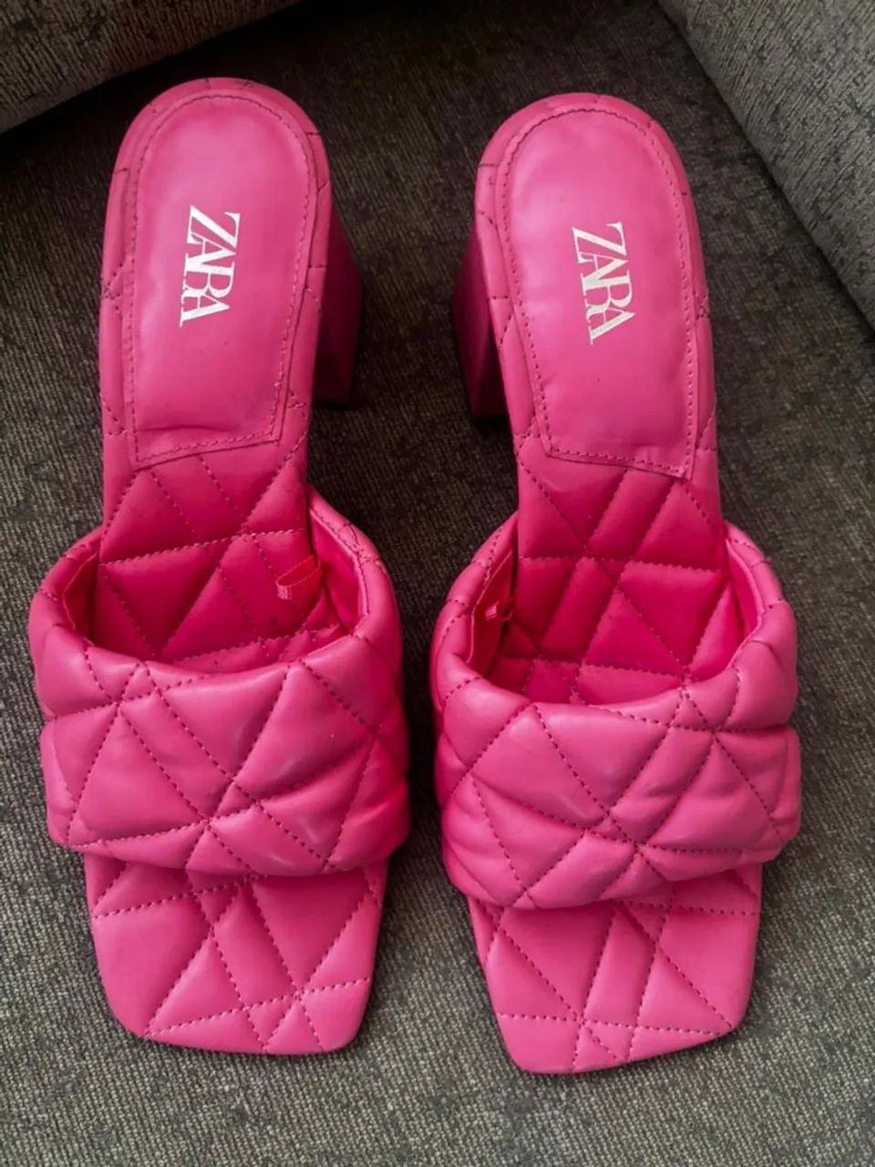 sapato rosa Zara acolchoado  - Foto 2