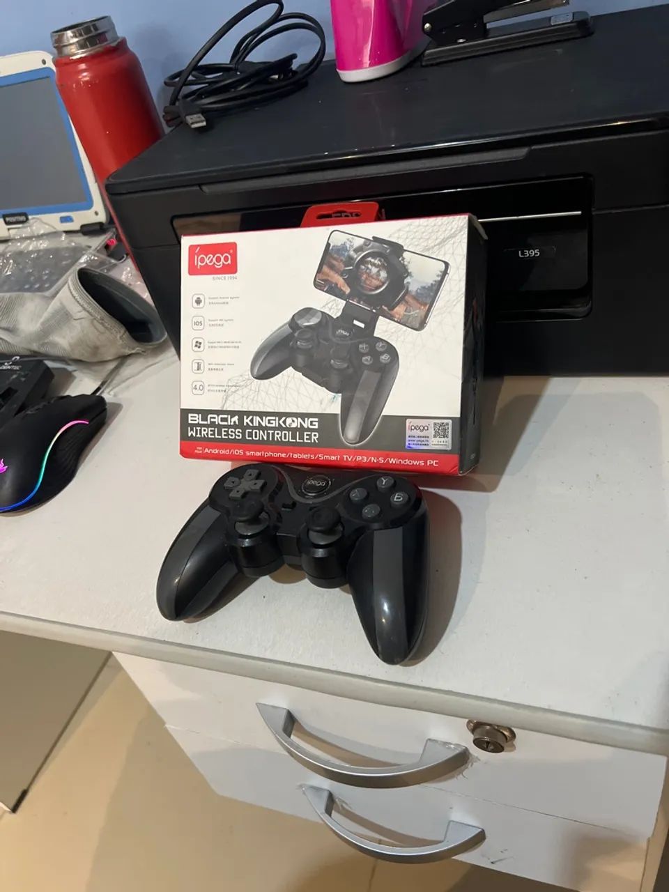 Controle Ipega Black King Kong Wireless para Android, iOS, PC e Smart TV - Foto 2