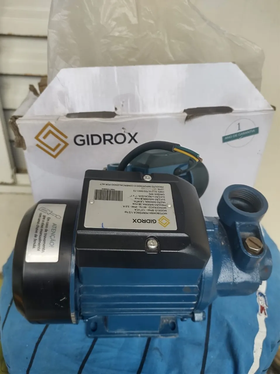 Motobomba Periférica Gidrox 1/2 hp