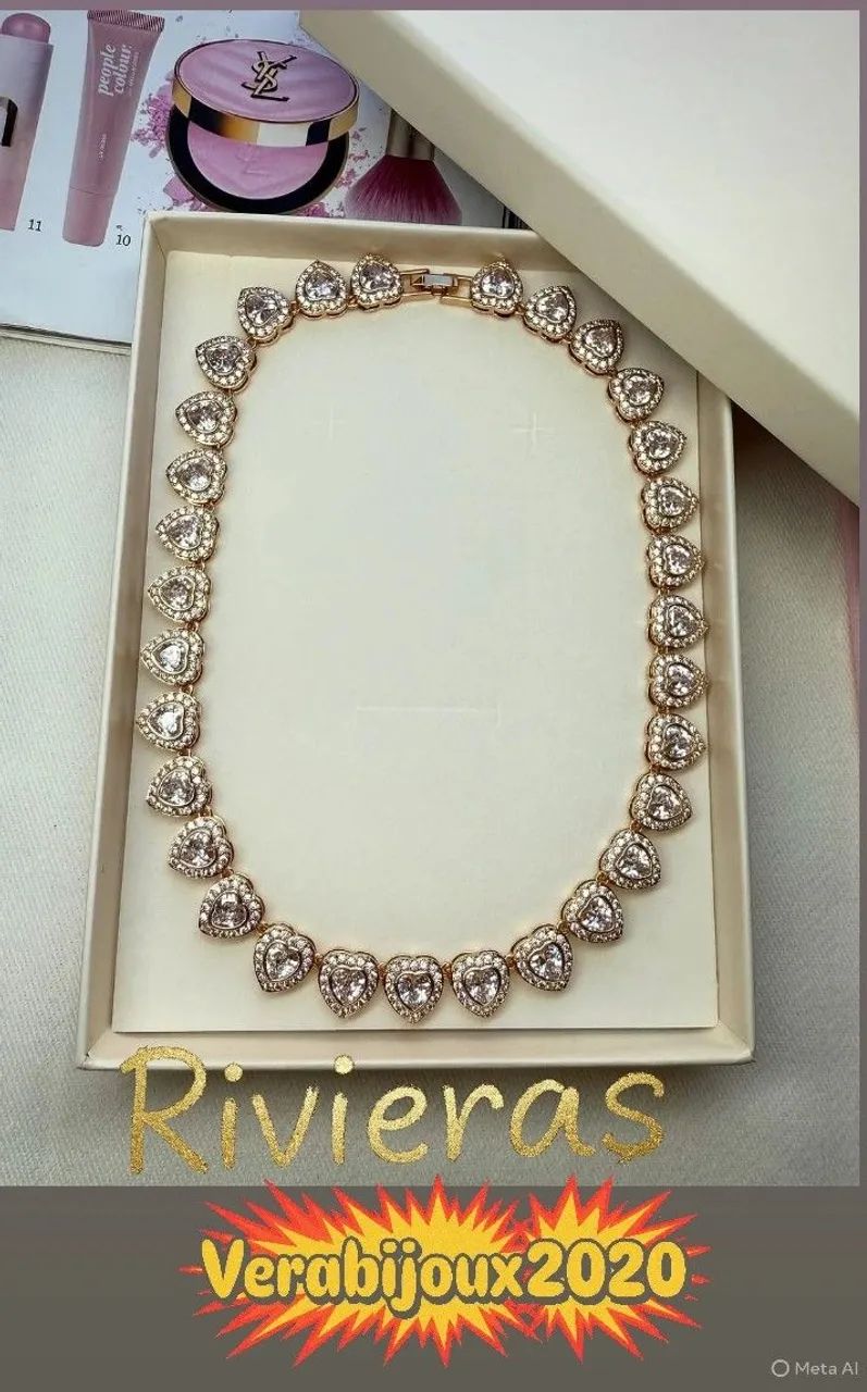 COLAR RIVIERAS EM DIAMANTES SWAROVSKI  - Foto 3