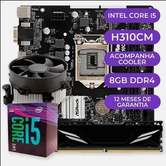 Kit DDR4 I5 9600 KF + H310M PRO