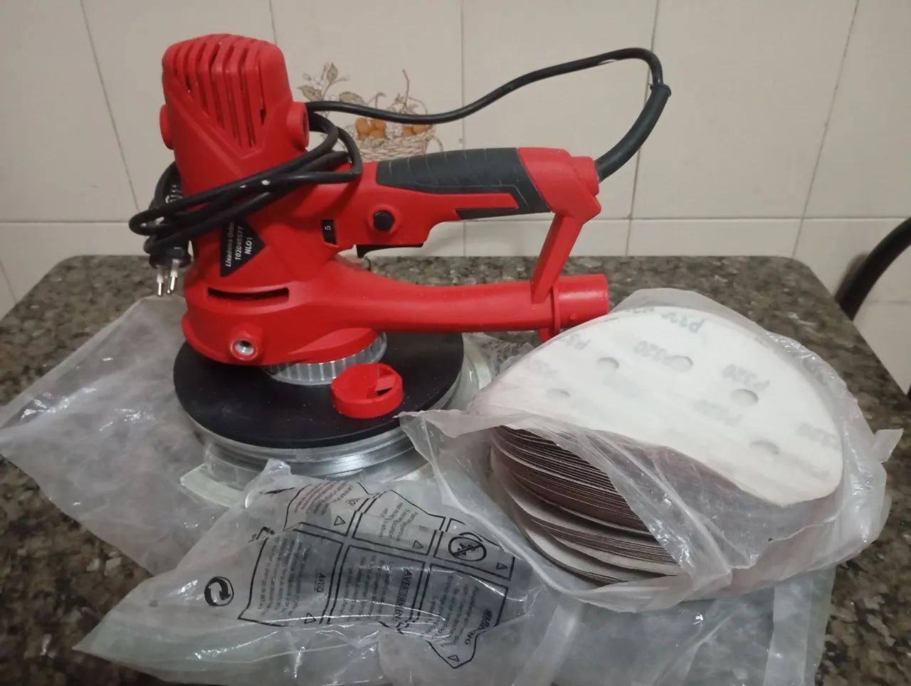 Lixadeira de parede e teto  - Foto 4