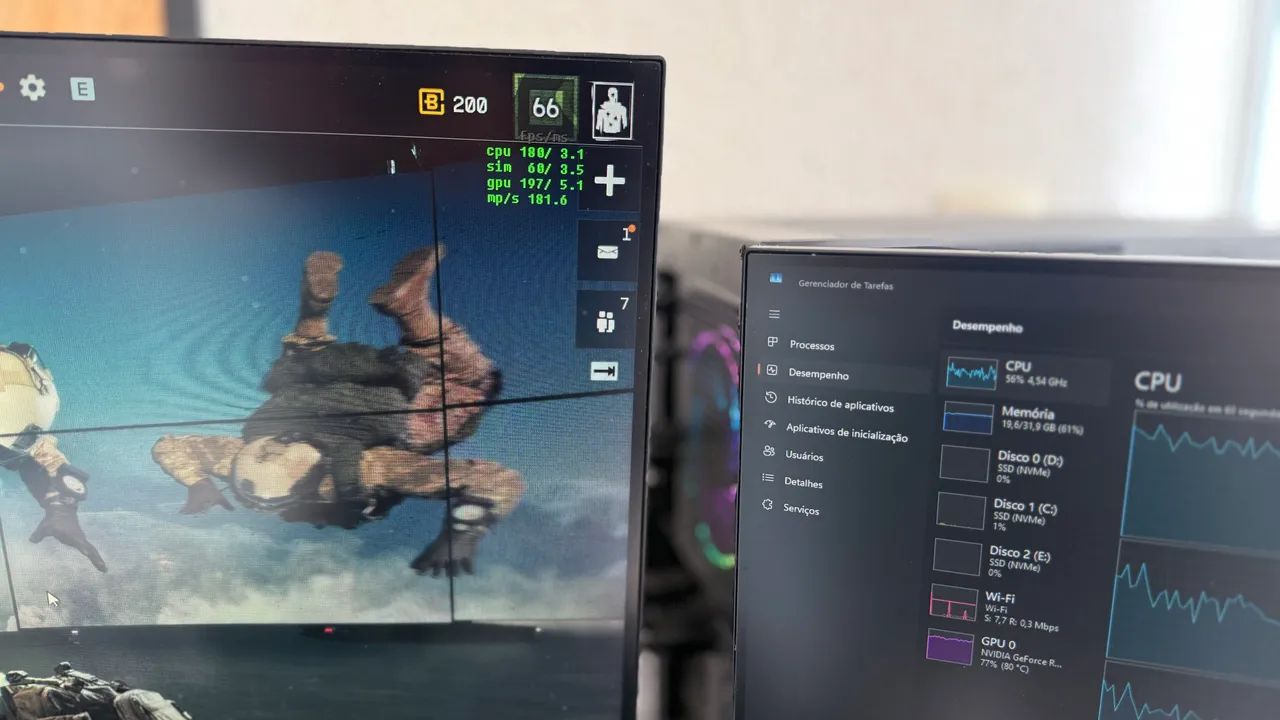 PC Gamer Monstro! RTX 3070 Ti, Ryzen 7 5800X, 32GB RAM - Foto 4