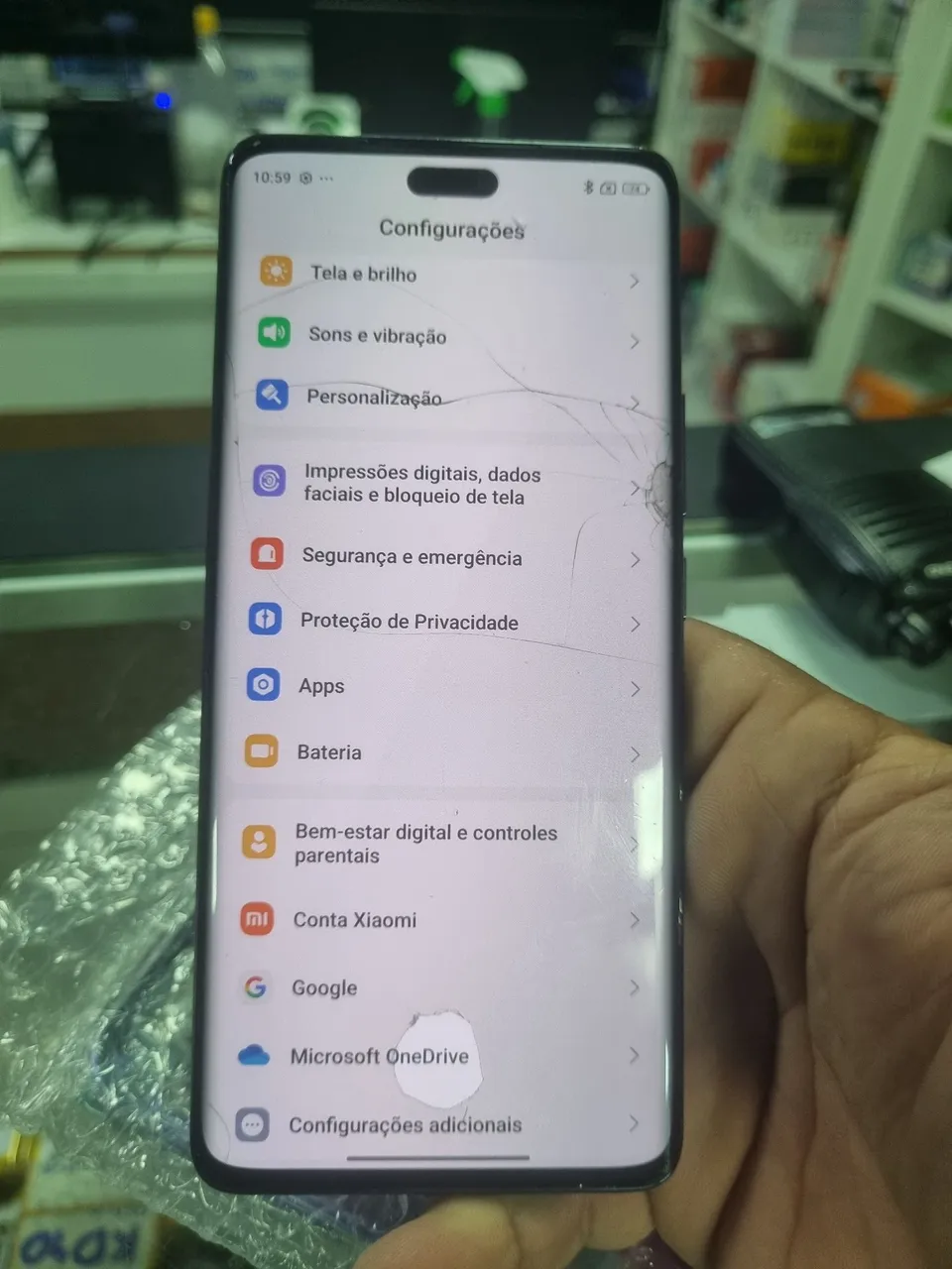 Redmi 13 Lite trincado