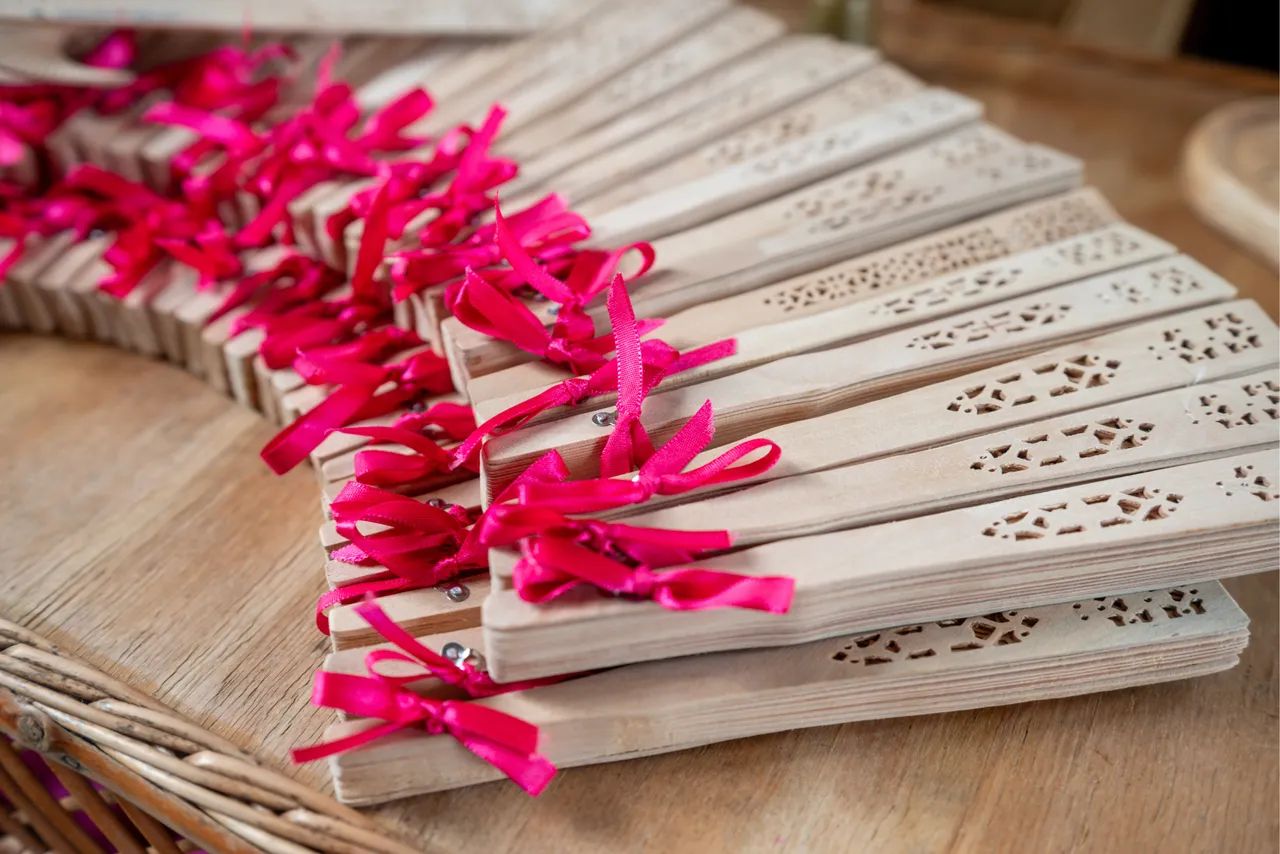 Leque madeira - Foto 2