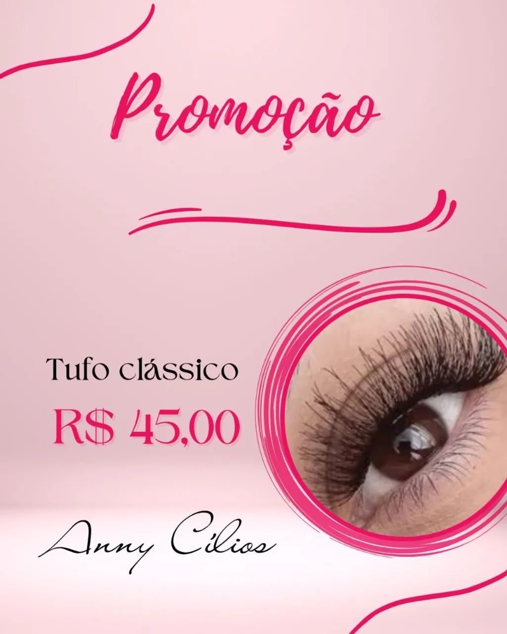 Promoção de Cílios Tufo Clássico - Anny Cílios