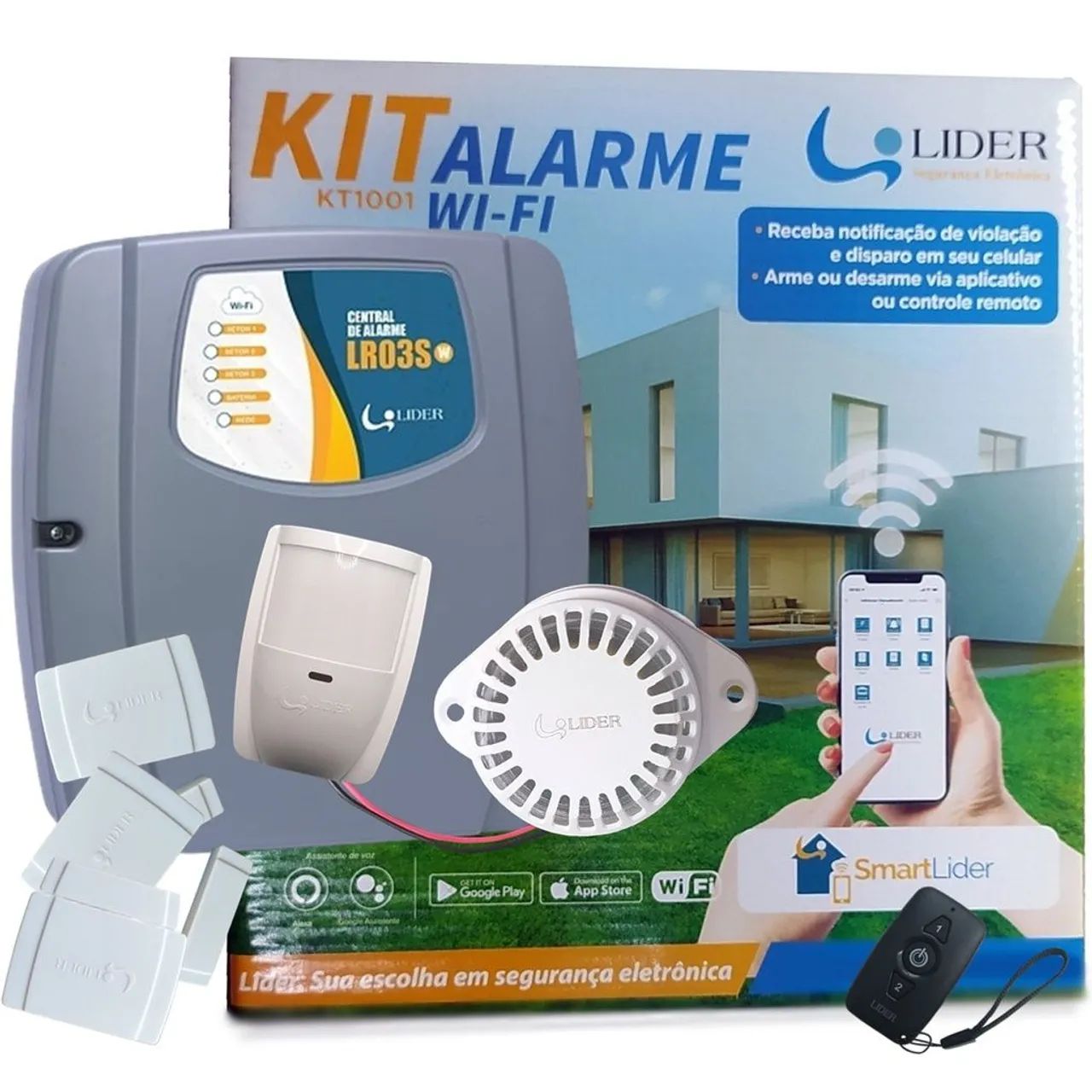 Alarme com wifi líder ( instalado) - Foto 3