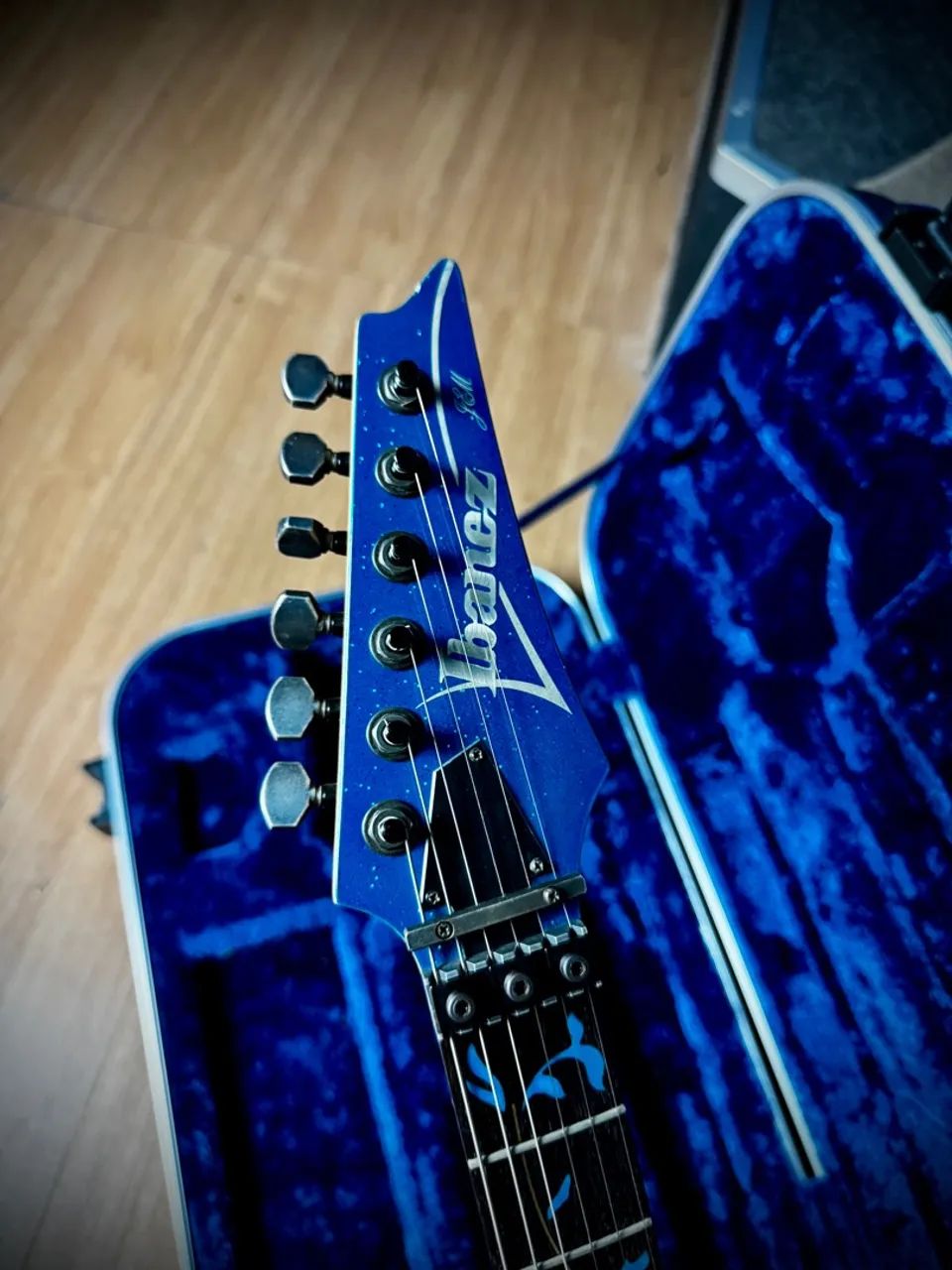 Guitarra Ibanez JEM 7v SBL Japan Limited Edition - Instrumentos