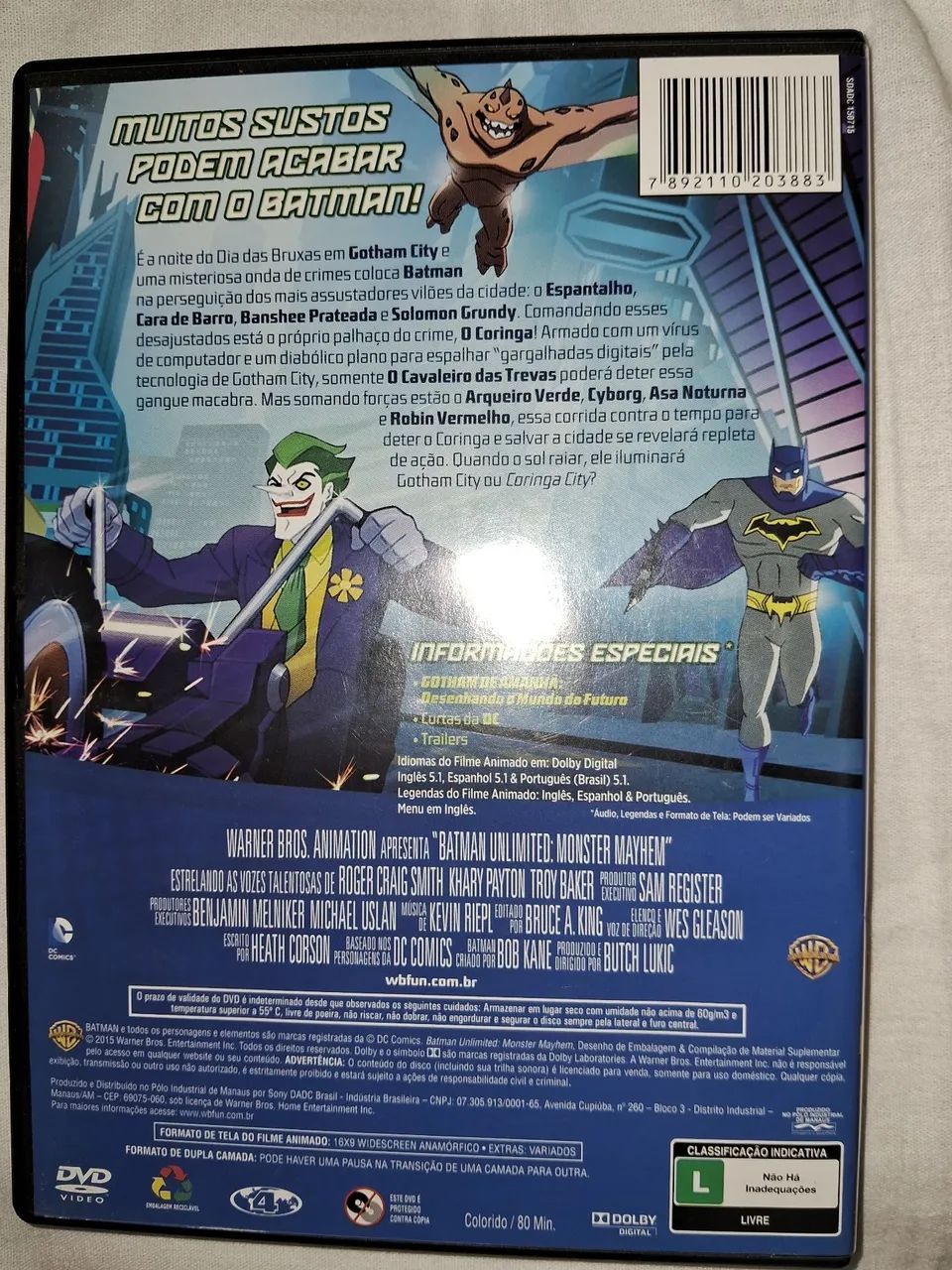 DVD- Batman Unlimited: Caos Monstruoso - Foto 2