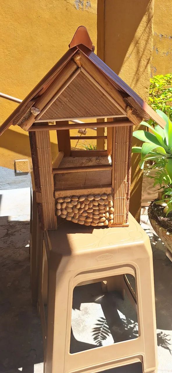 Casa de madeira passarinhos  - Foto 3