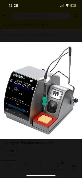 Estação Solda Sugon T36 C-115 Lead Free 120w Nanomete 220v