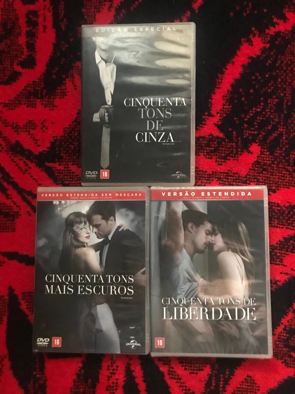 Coleção dvd 50 tons de cinza (1 lacrado)