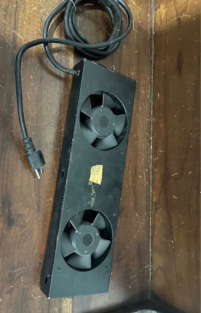 Ventoinha para rack de áudio 