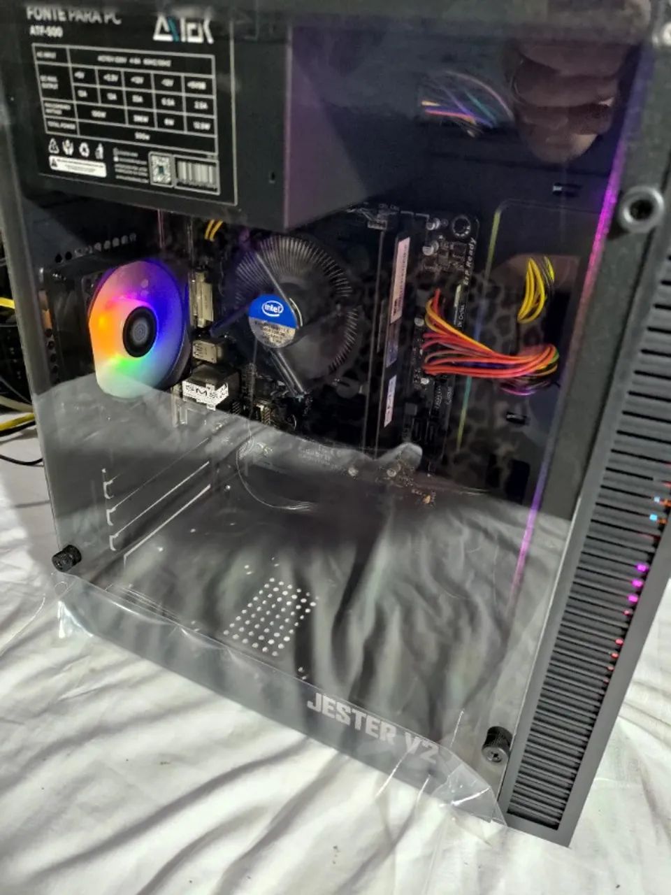 CORE I5 7400 COM 8 GIGAS SSD 240 GIGAS NOVO NA CAIXA