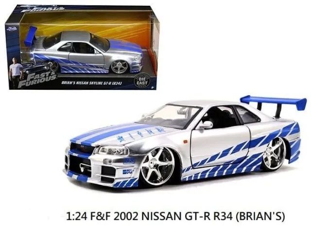 Carrinho R34 do Brian Velozes e Furiosos  - Foto 2