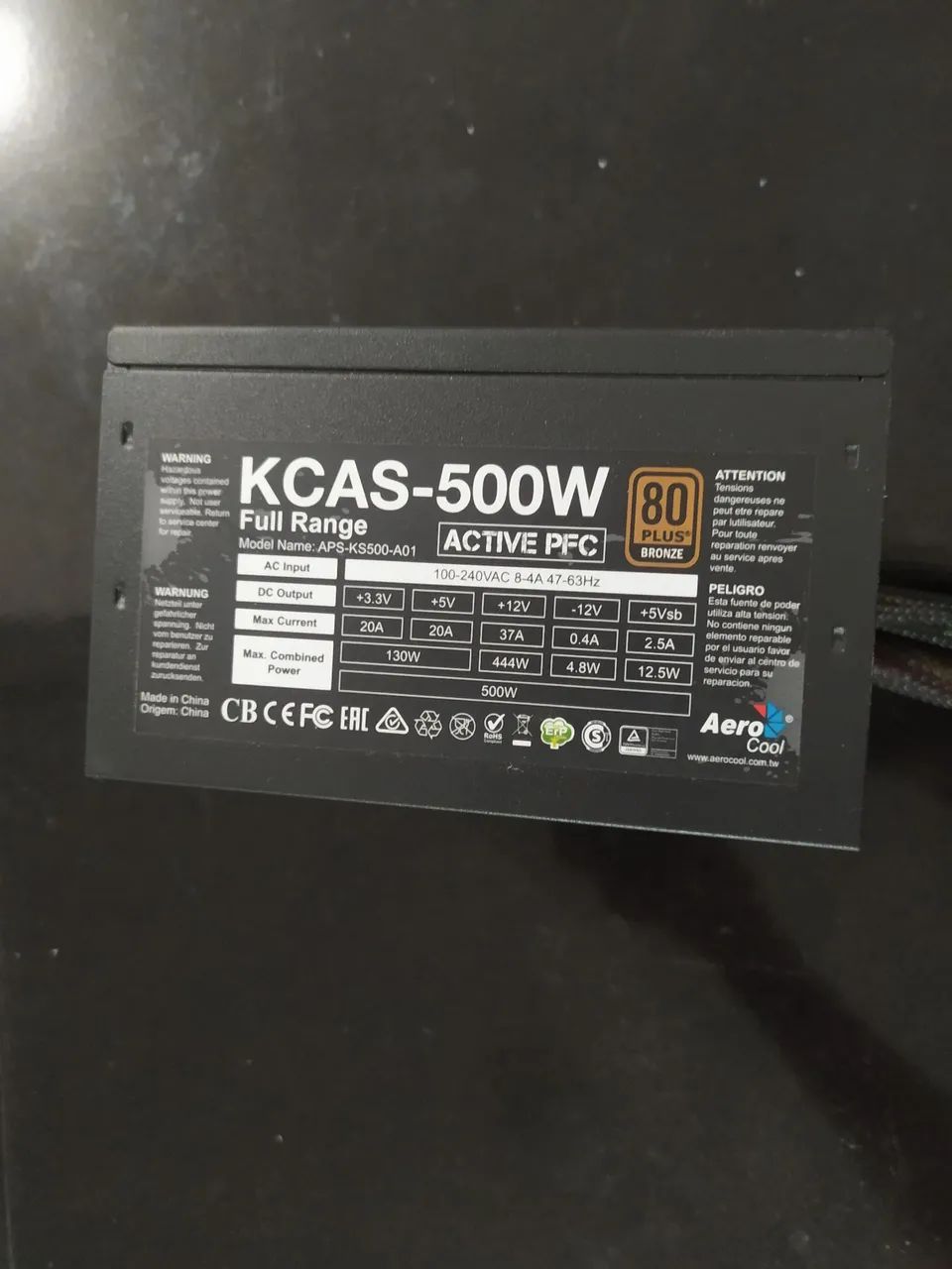 Fonte KCAS 500W Full Range - Foto 2