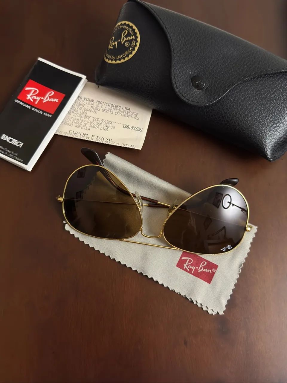 Óculos Ray-Ban - Aviador - ORIGINAL - prefeito estado - Foto 4
