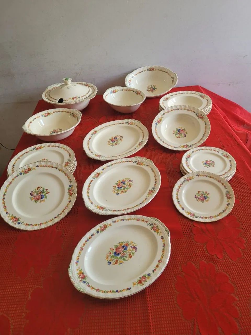 Aparelho de Jantar antigo Grindley England 25 Peças  - Foto 5