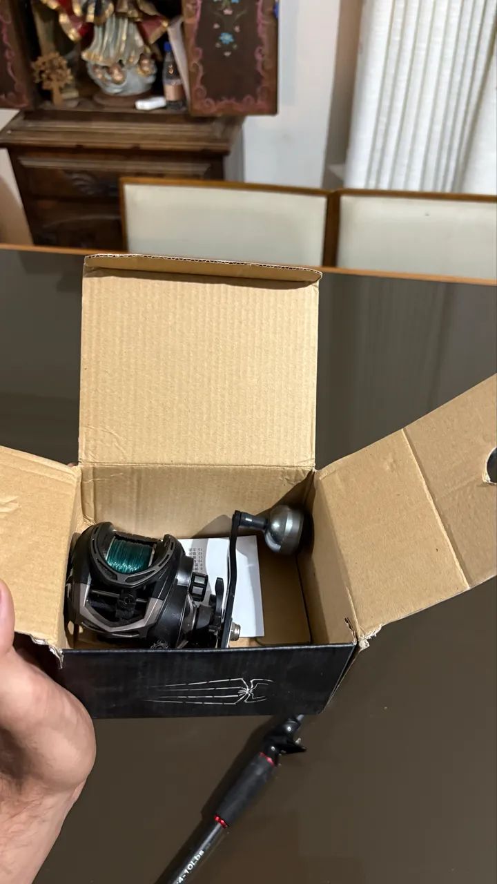 Vara de pesca completa fibra de carbono - Foto 3