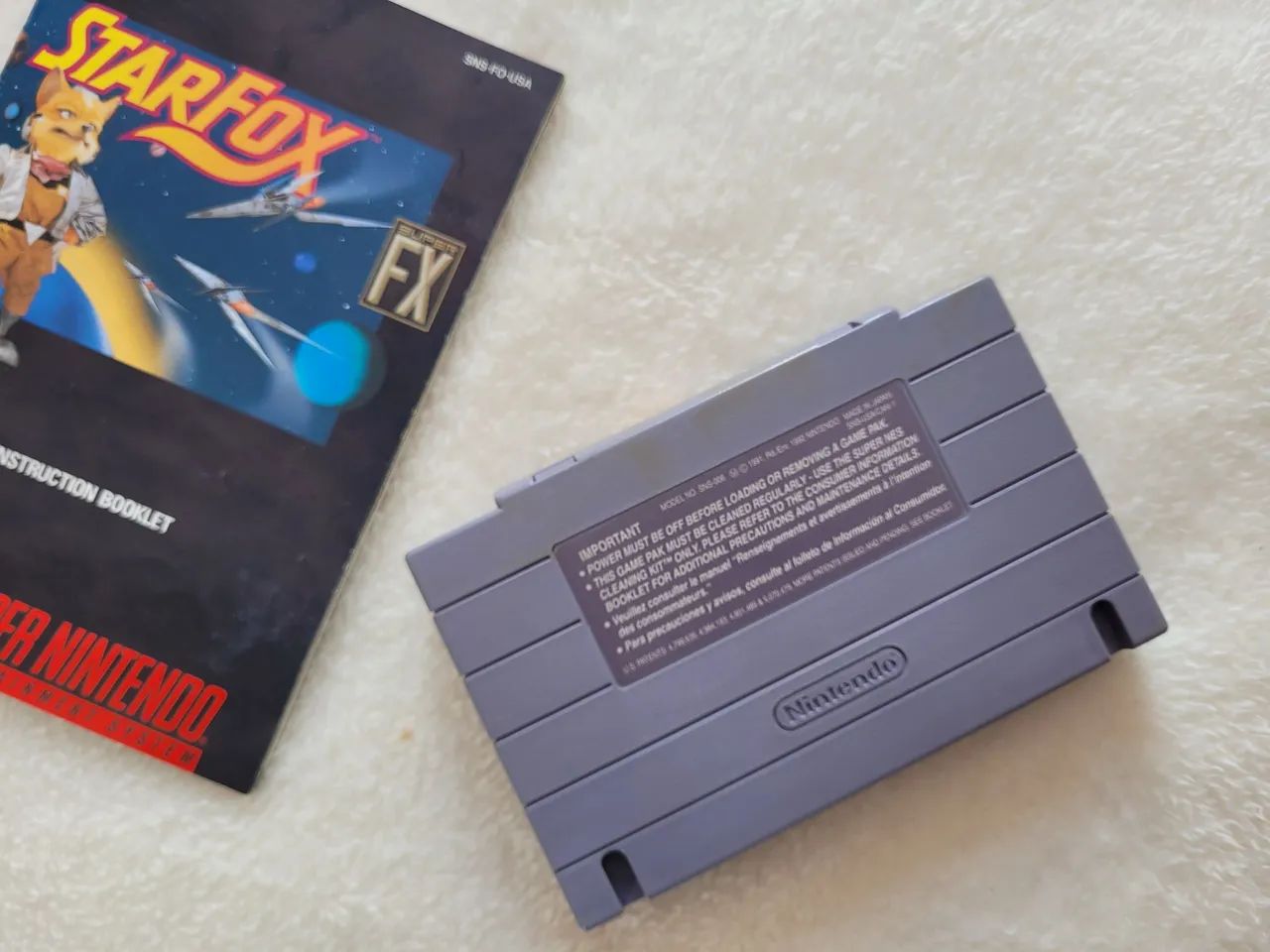Star Fox  - Super Nintendo snes original  - Foto 2
