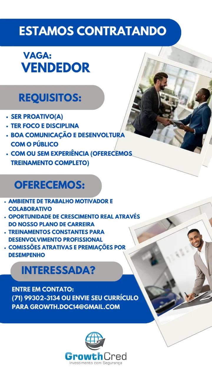 VAGA DE EMPREGO