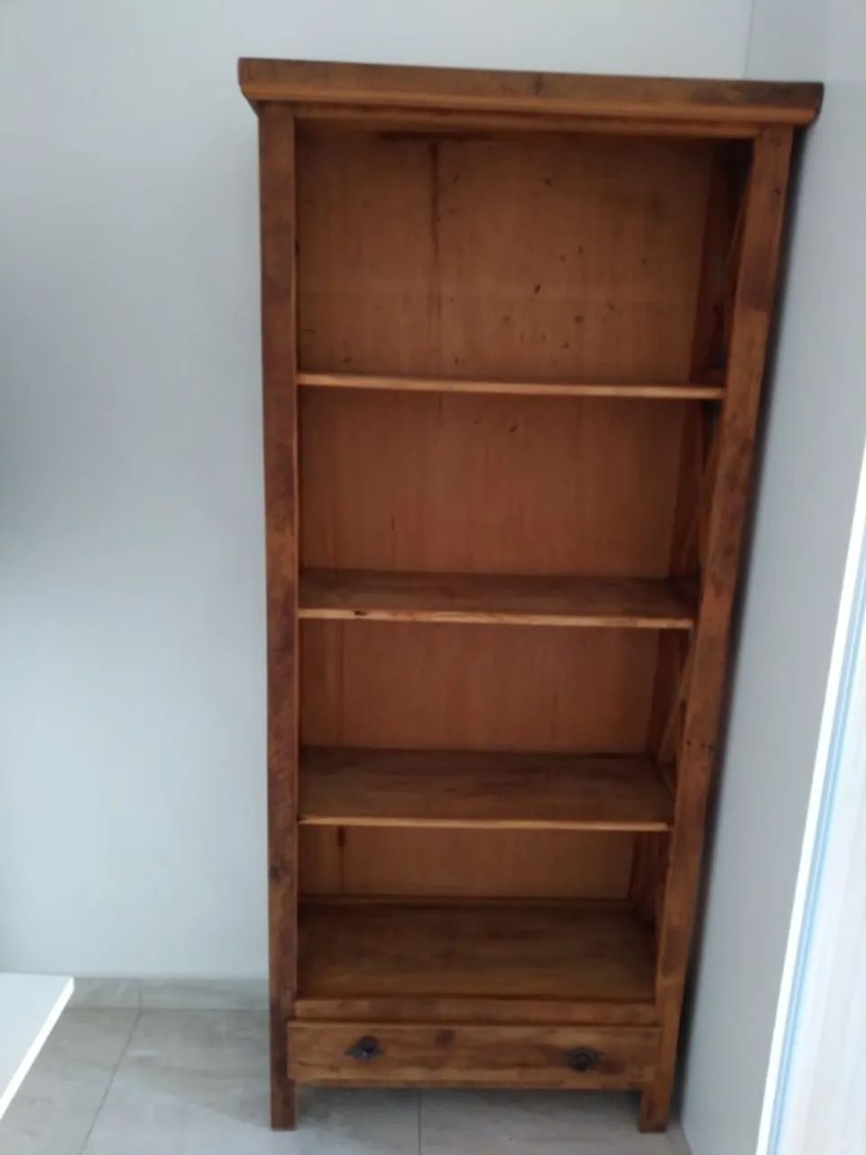 Estante Rustica de Madeira Maciça64962140981890120