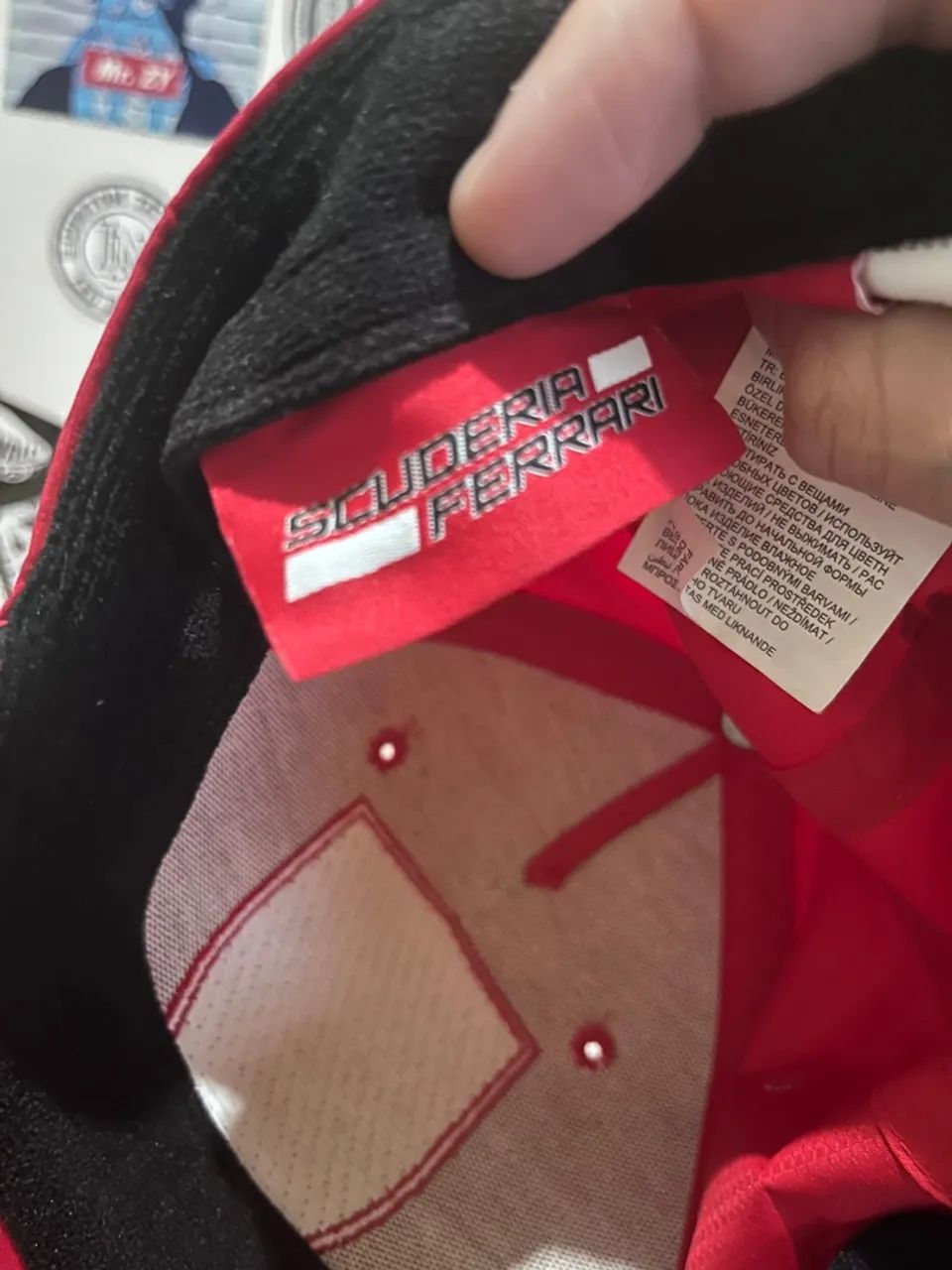 Boné Ferrari Vermelho importado - Foto 3