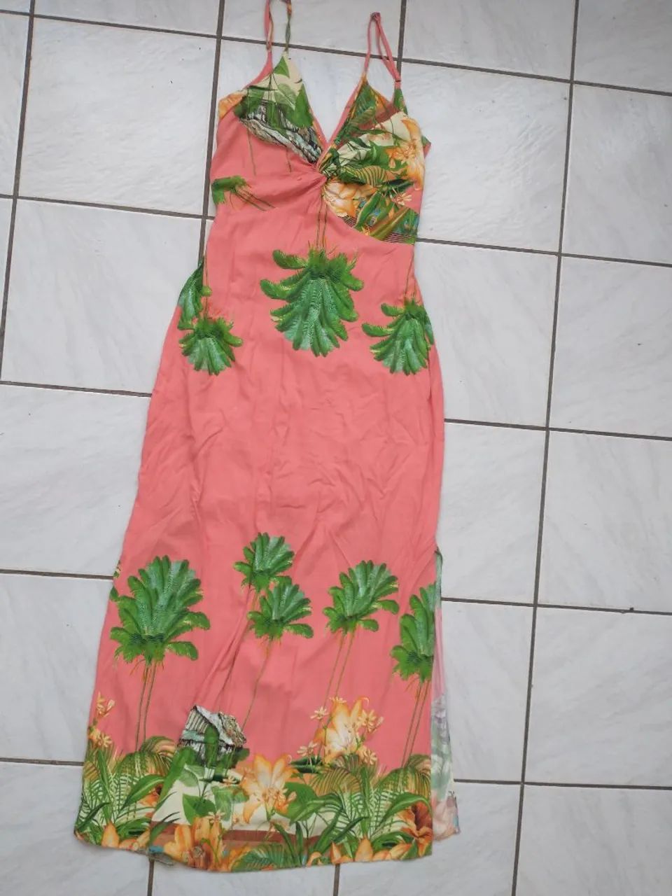 Vestido Floral viscose 