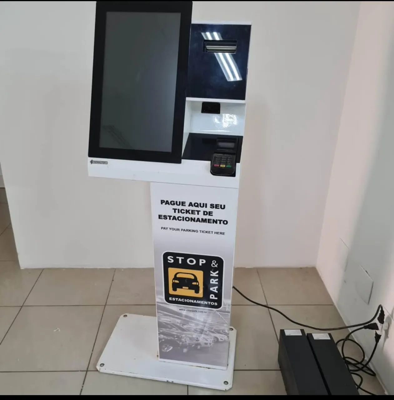 Máquina Toten de pagamento de estacionamento