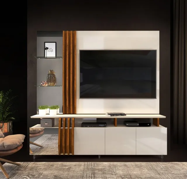 Rack e Painel Donna 100% MDF para TV até 55' - Entrega e montagem grátis p/ Fortaleza