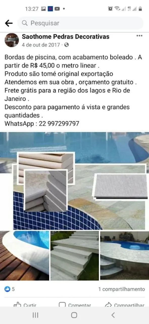  Borda acabamento para piscina boleada atermica  - Foto 5