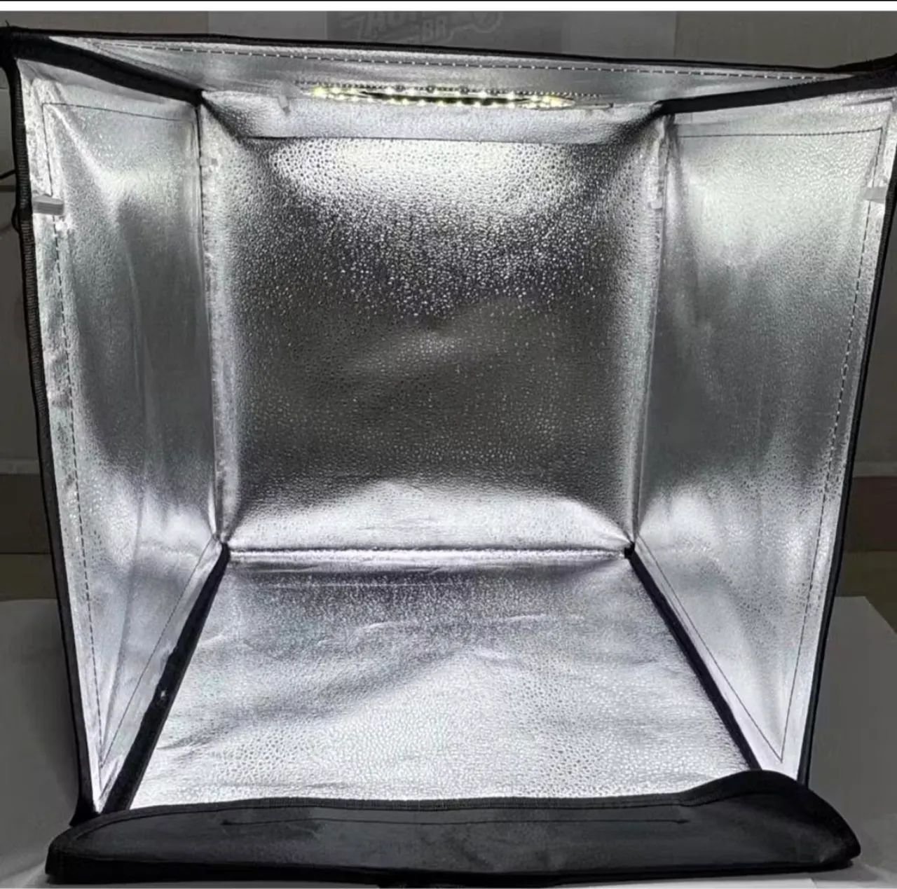 Mini estúdio fotográfico 40x40 estado de novo - Foto 2