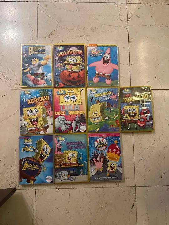 DVDs Bob Esponja - Diversos títulos