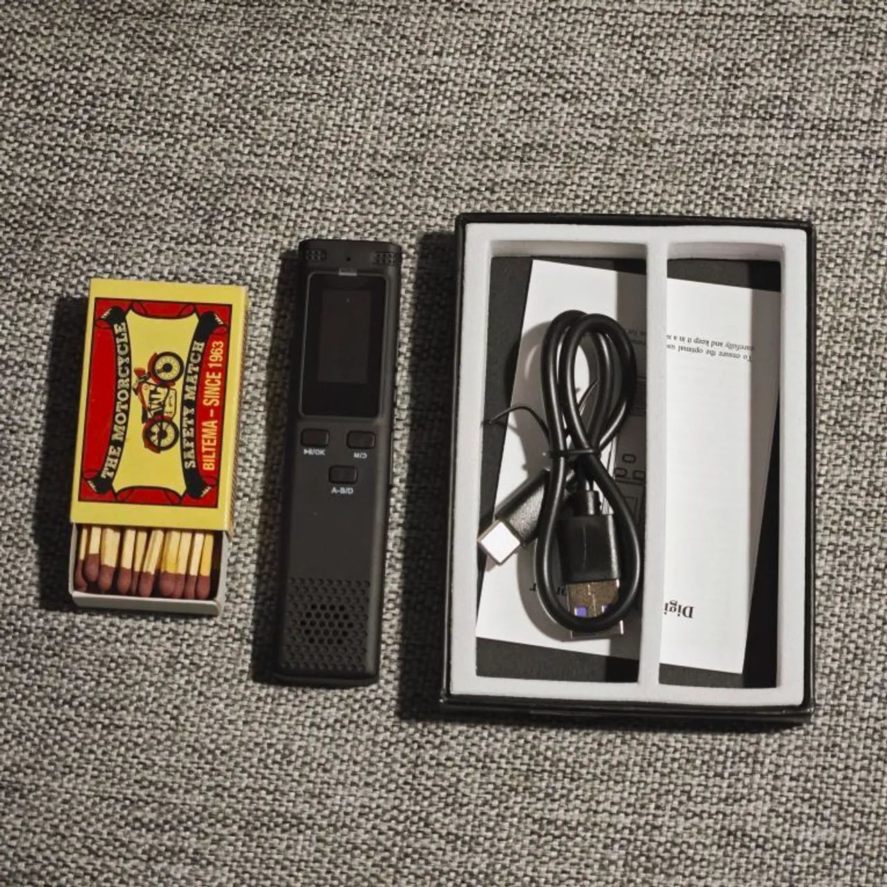 Gravador de Voz Digital com Reprodução, Gravação de Áudio, Redução de Ruído - Foto 2