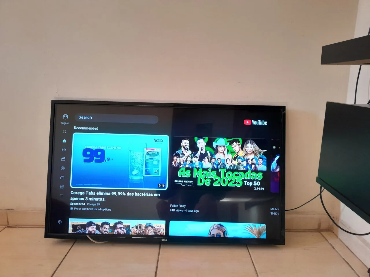 TV lg 43 polegadas smart wiffi