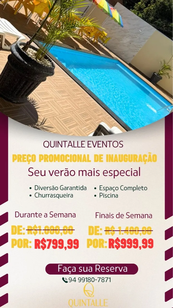Espaço para eventos em Marabá - Pará
