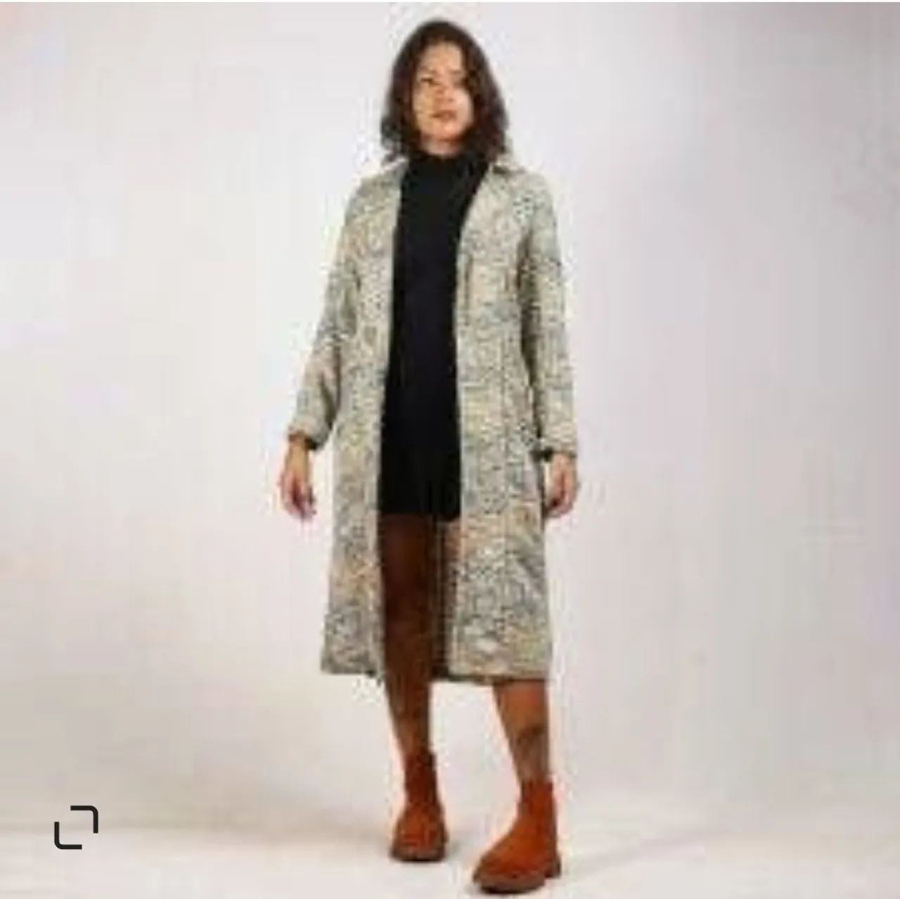 casaco max cardigan deliriyou - Foto 2